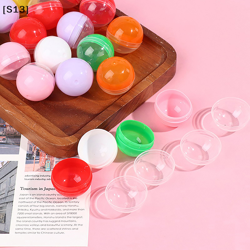 Capsule Toy Gashapon - 50Pcs Mini 32MM Clear Transparency Plastic