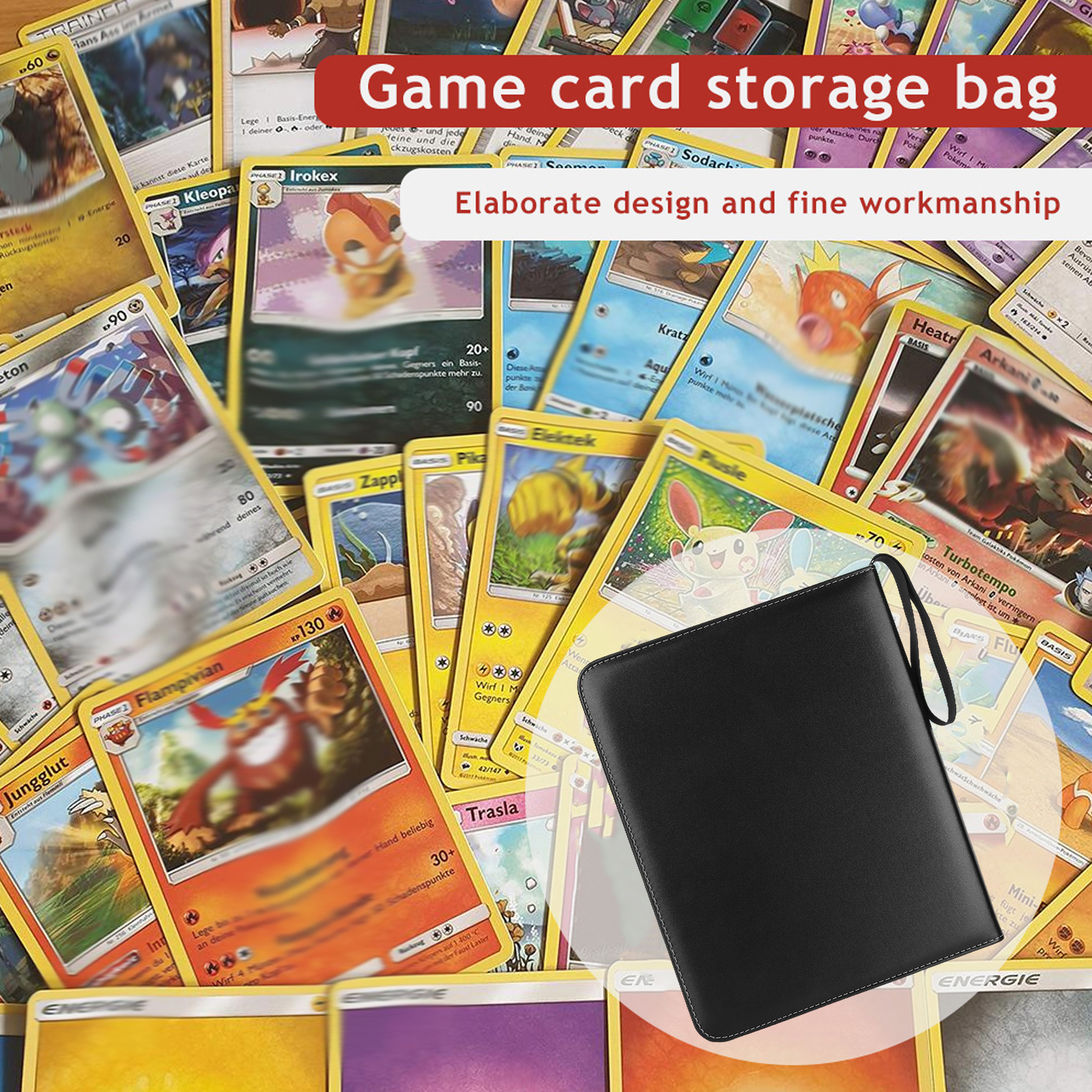 Pokemon Binder Card - Cards Colletction Album PU Collection Binder