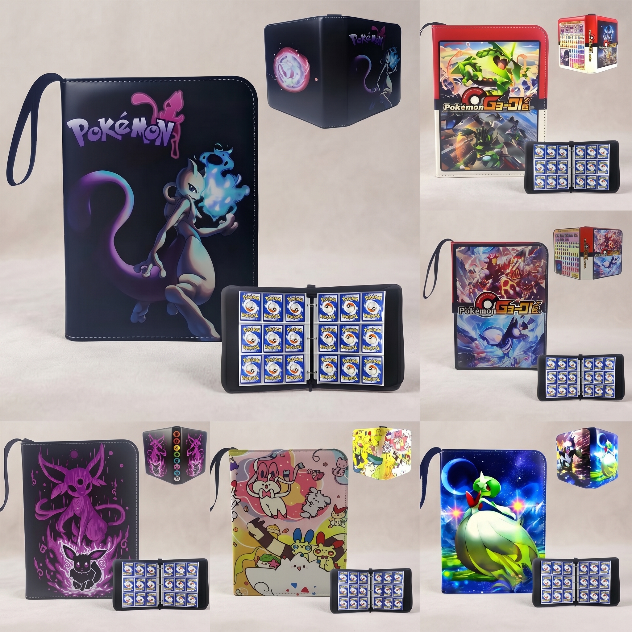 Trading Card Binder - Bandai Pokemon 4or9 Grid Card Album