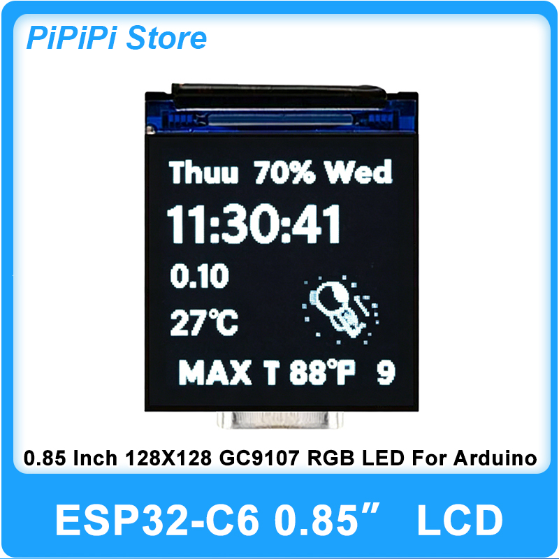 ESP32 C6 0.85 Inch 128X128 IPS - Graded Card Display avis et prix