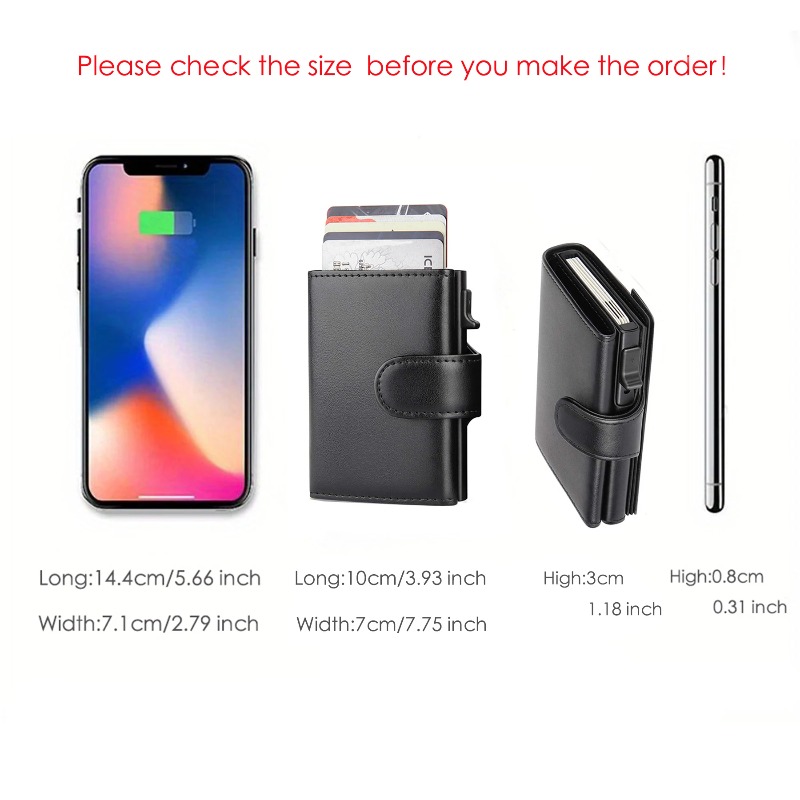 Metal Business Card Case Rfid  - Card Top Loader avis et prix
