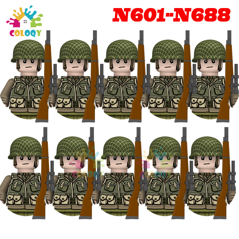 Kids Toys WW2 10pcs/set N601-N - Lego Minifigure Holder avis et prix