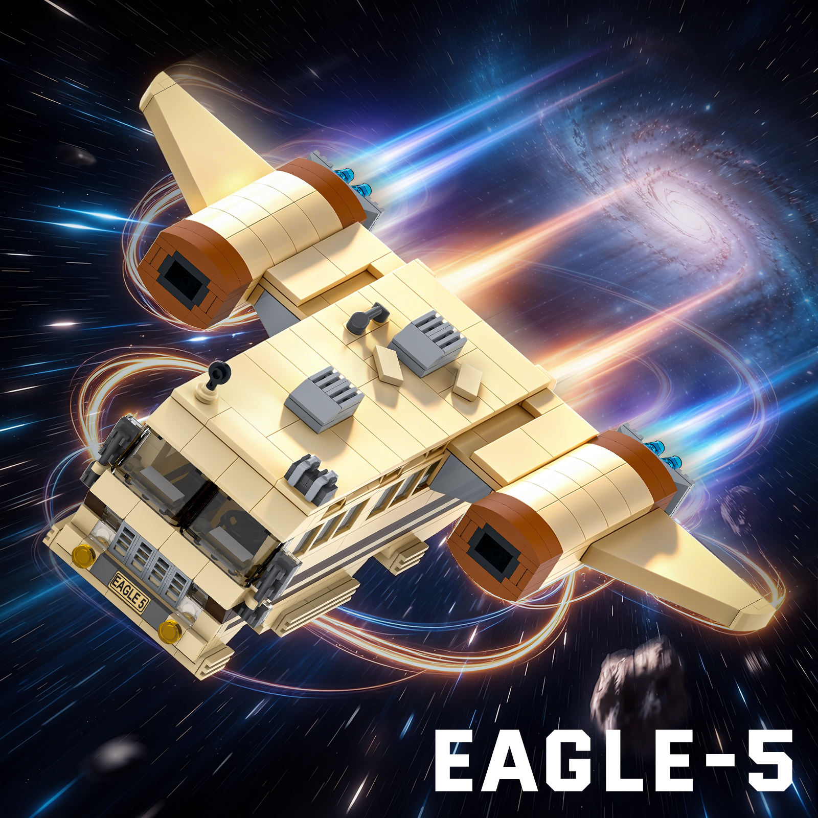 Space Balls Eagle 5 Building B - Model Airplane Plastic avis et prix
