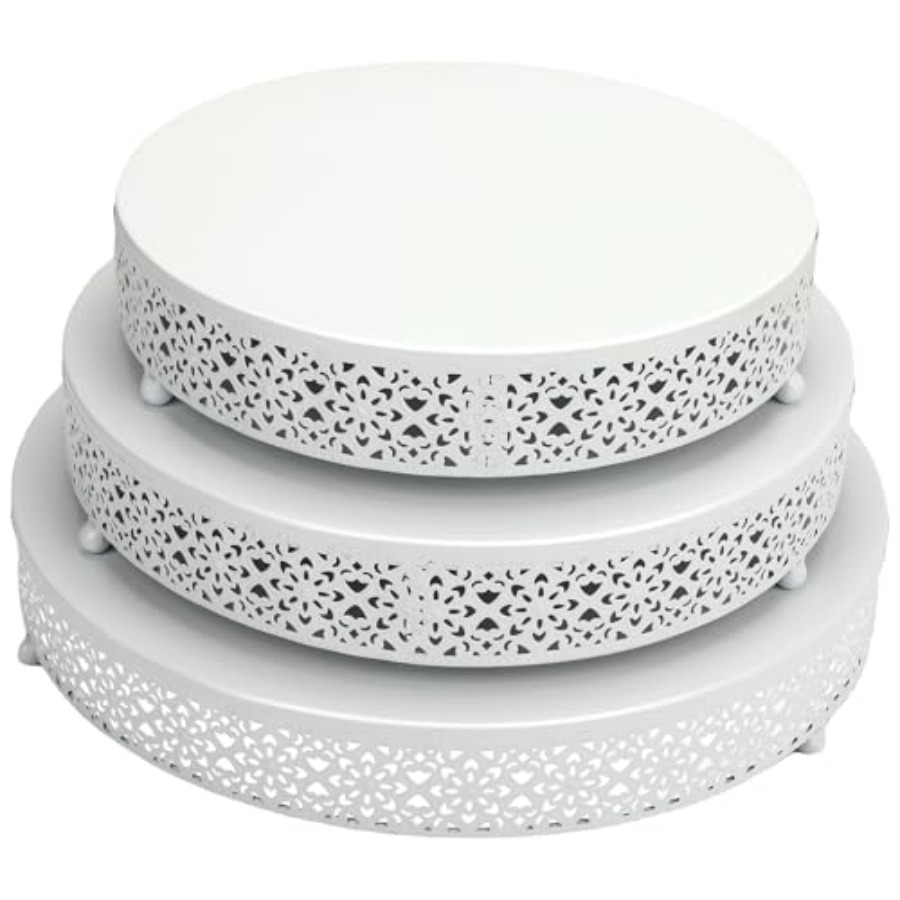 3 Pcs Cake Stands Set 16'' 14' - Display Risers Set avis et prix