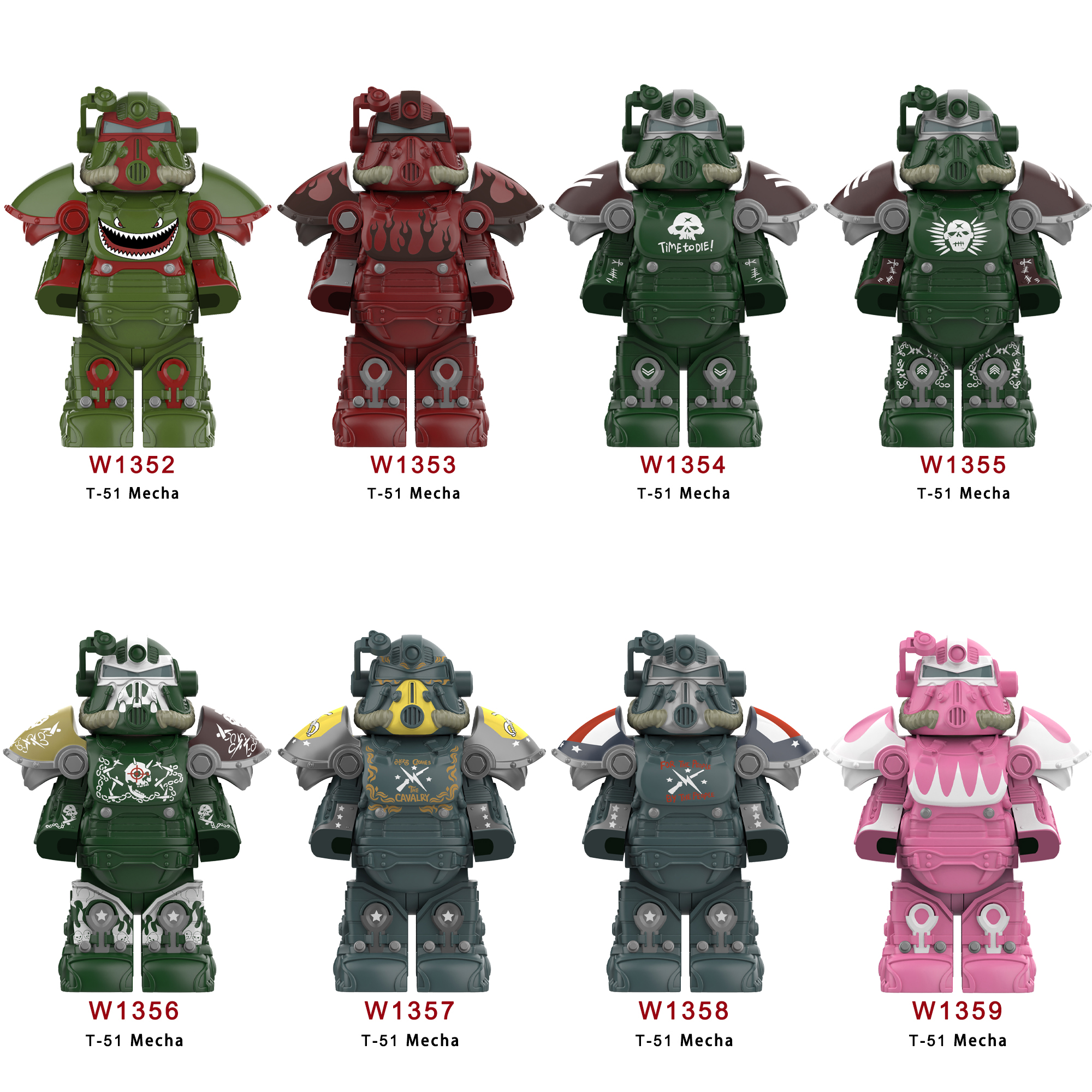 New BoS Game T60 Power Armor A - Lego Minifigure Holder avis et prix