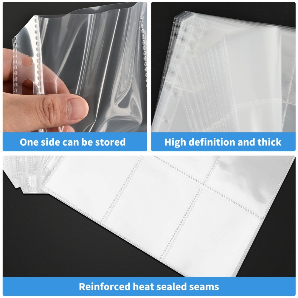 50 Sheets 9 Pocket Single Side - Trading Card Binder avis et prix