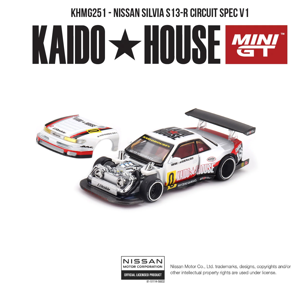 Kaido House 1:64 Nissan Silvia - Die Cast Car 1 64 avis et prix