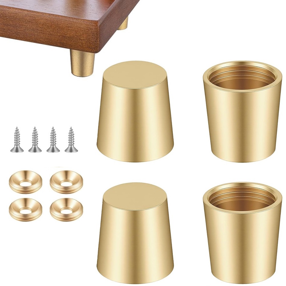 4pcs Brass Cutting Board Feet  - Display Risers Set avis et prix