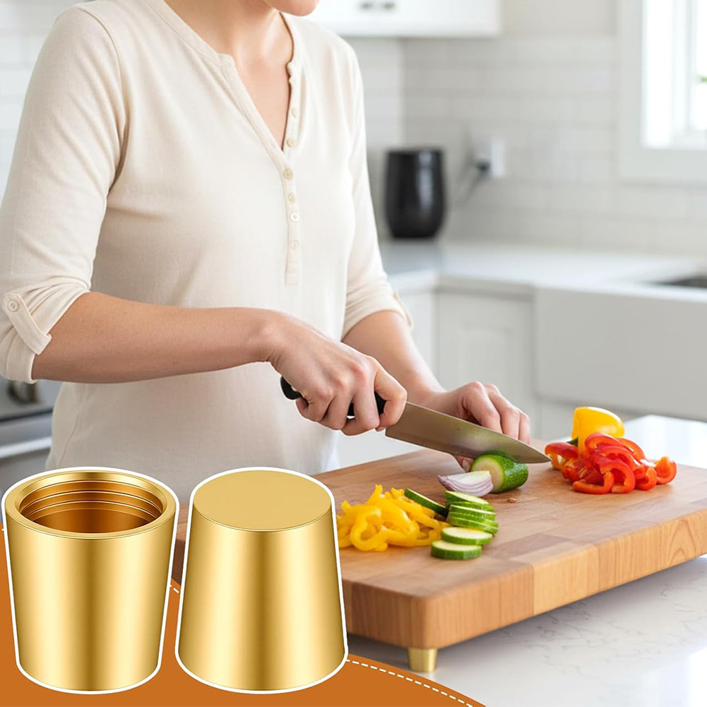 4pcs Brass Cutting Board Feet  - Display Risers Set avis et prix