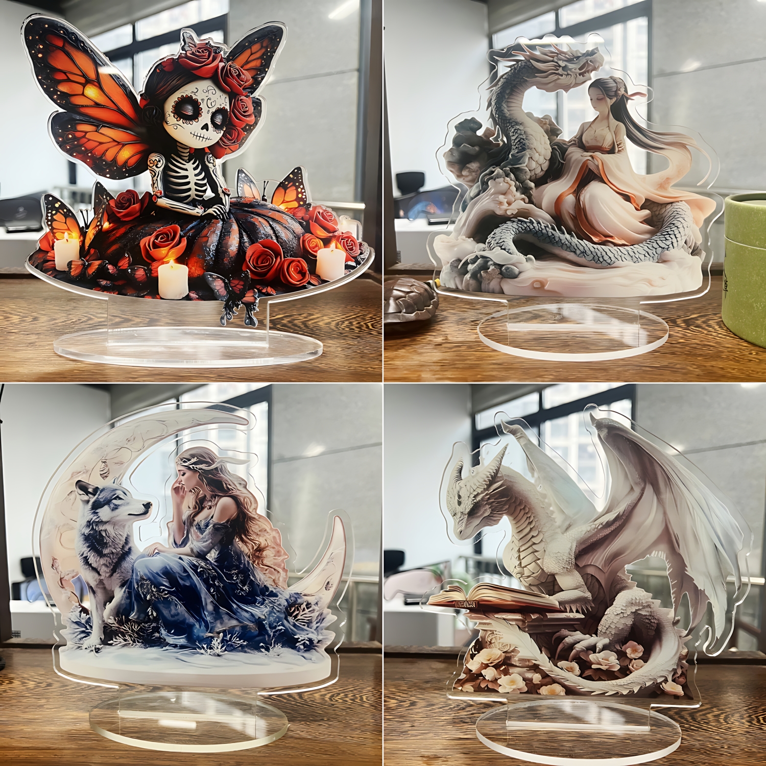 Fairy Statue,2D Flat Acrylic P - Display Case Acrylic avis et prix