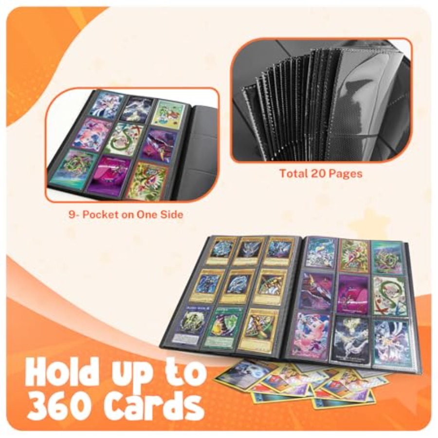 Card Binder, 9 Pocket Trading  - Trading Card Binder avis et prix