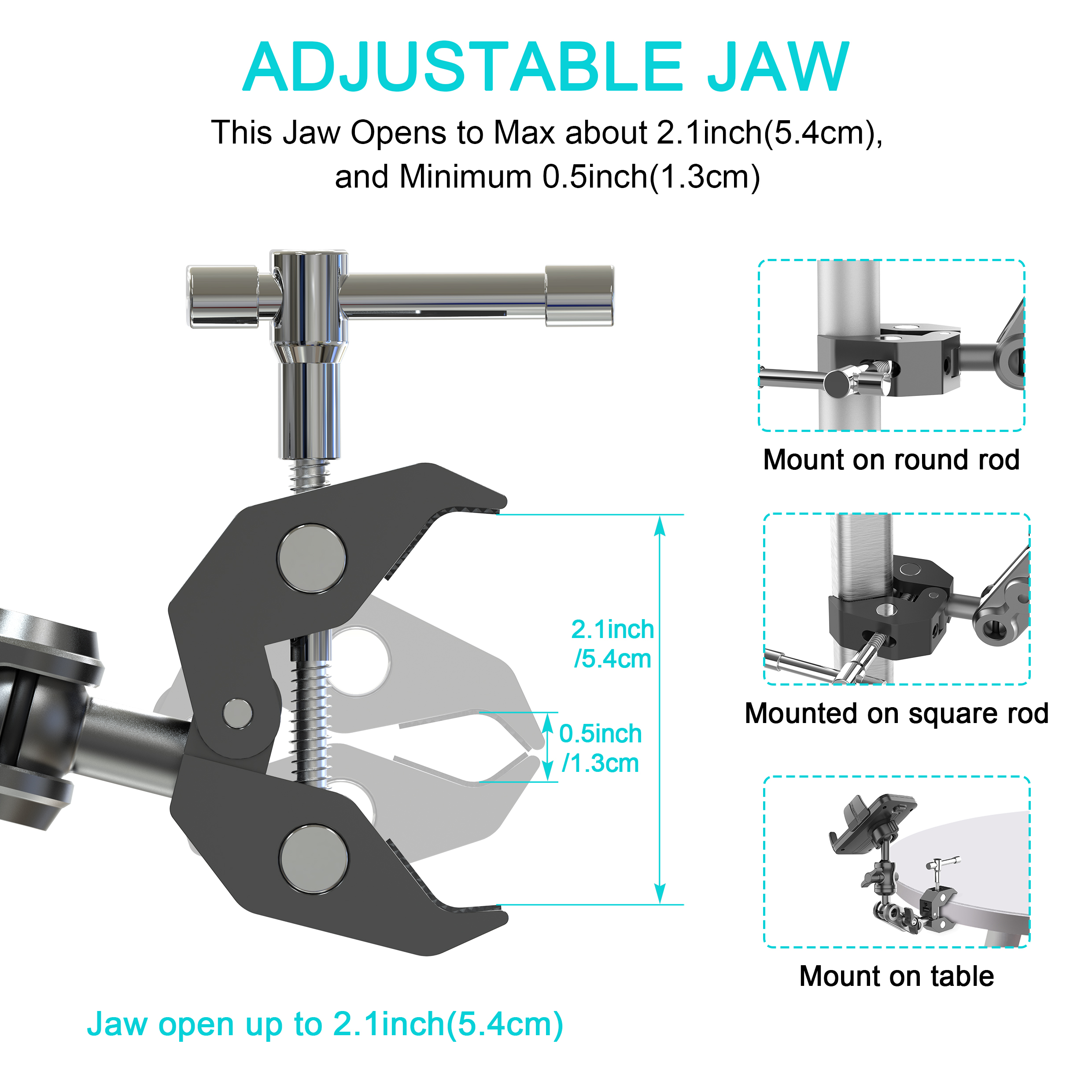 Phone Holder with Super Clamp  - Pop Display Shelf avis et prix