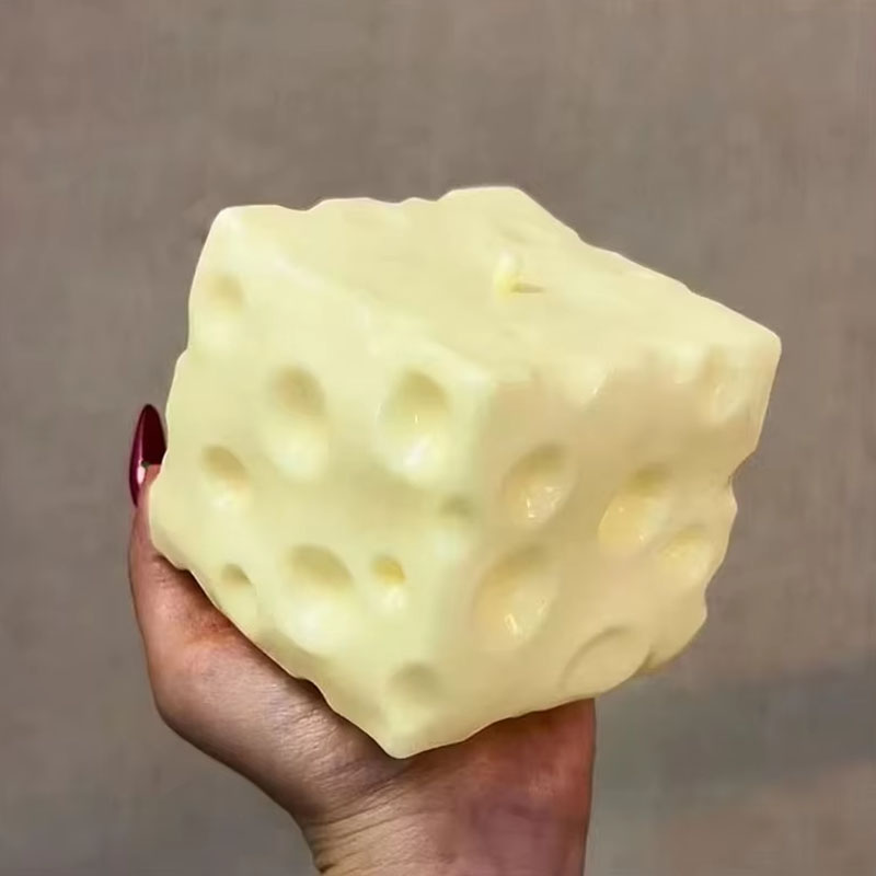 ◑Jumbo Cheese Cube Stress Ball - Fidget Cube Original avis et prix