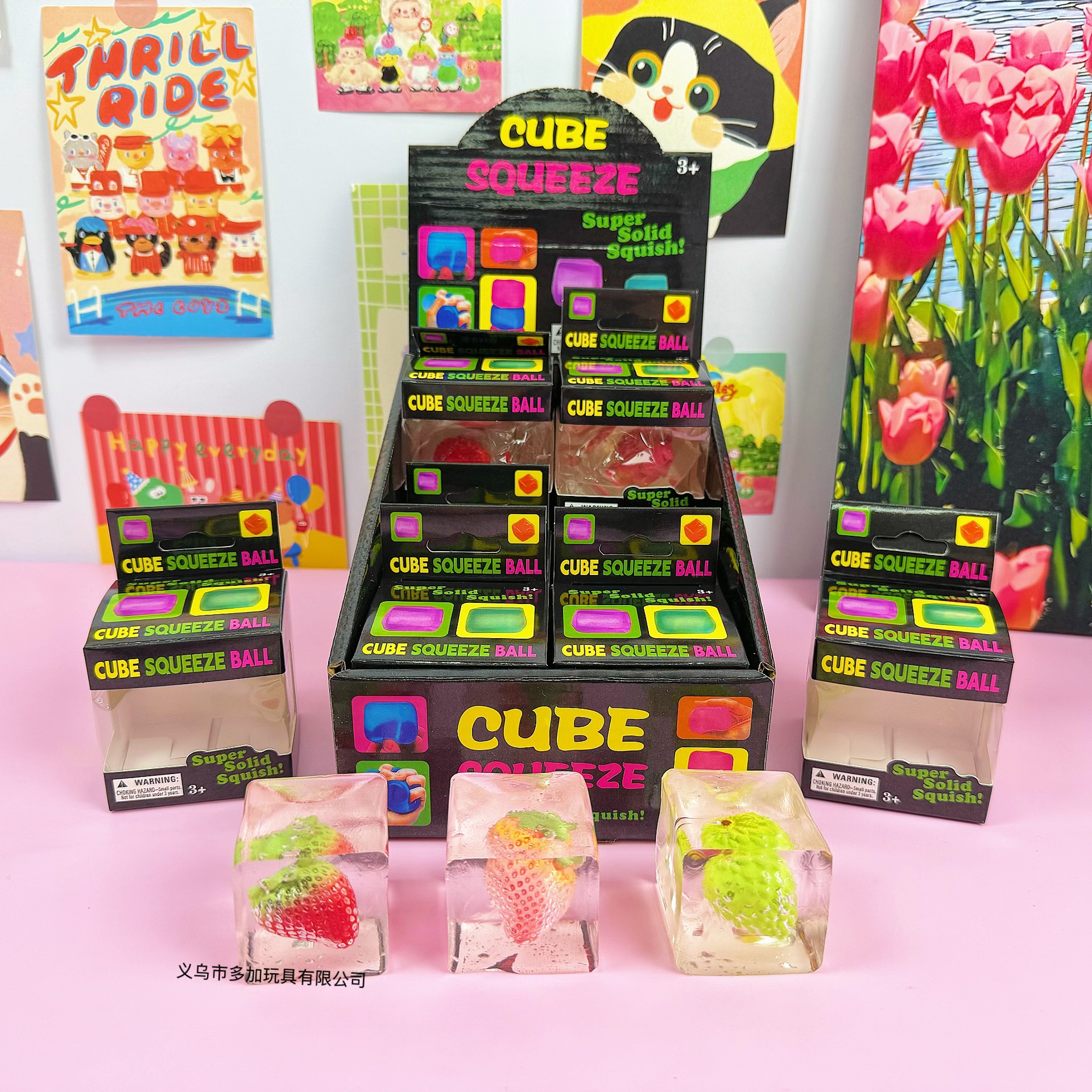 12pcs/Full Case Clear Ice Cube - Fidget Cube Original avis et prix