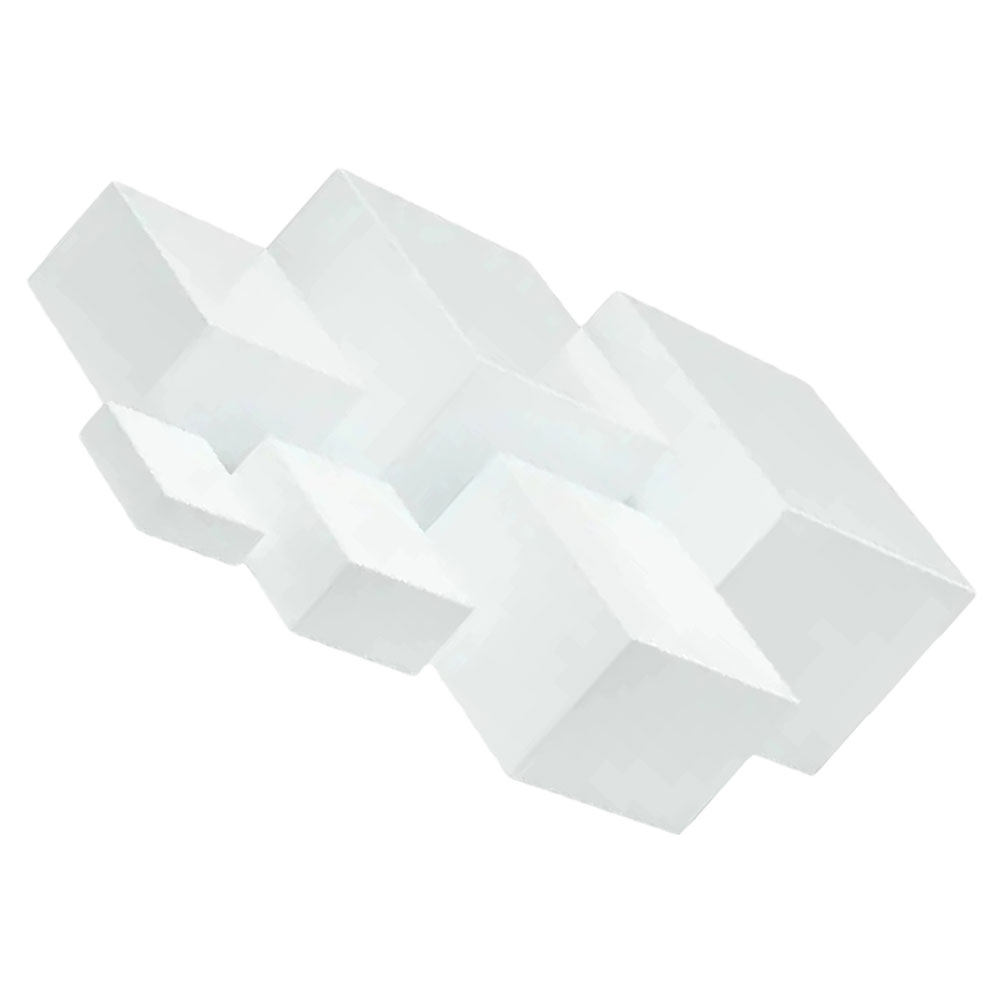 6Pcs Minimalist White Plastic  - Display Risers Set avis et prix