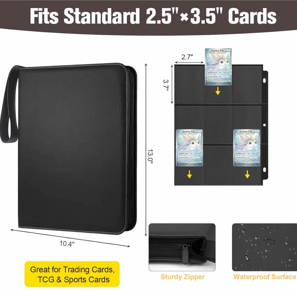 900 Pockets Card Binder Album  - Trading Card Binder avis et prix