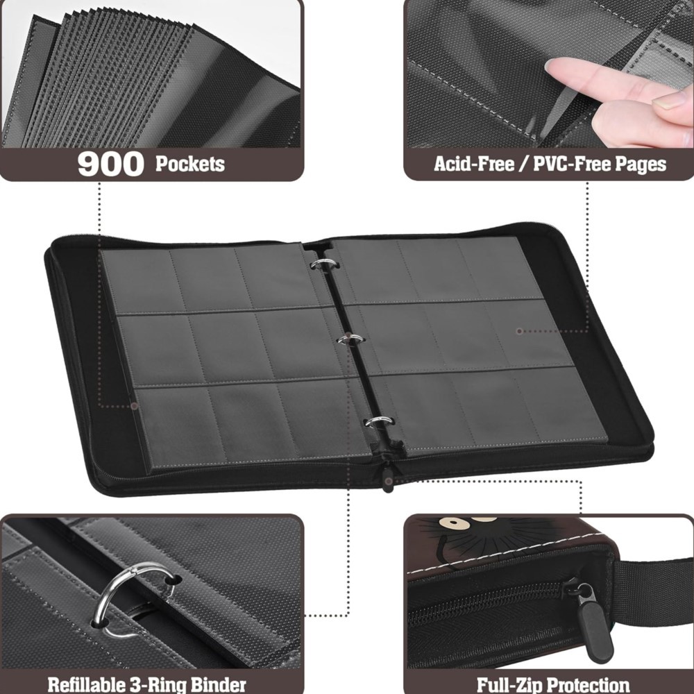 900 Pockets Card Binder Album  - Trading Card Binder avis et prix