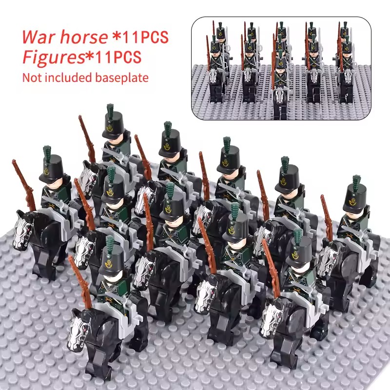 10pcs Napoleonic Wars Military - Lego Minifigure Holder avis et prix