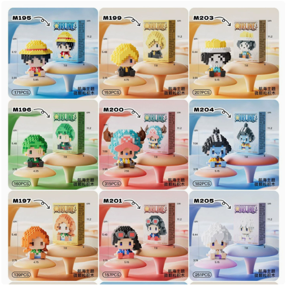 New ONE PIECE Sun God Nika Luf - Building Block Mini avis et prix